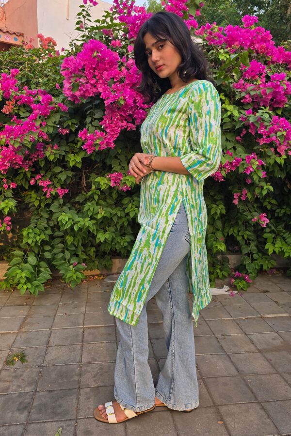 Green Meadow Kurti