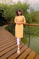 Sunkissed Leheriya Kurti