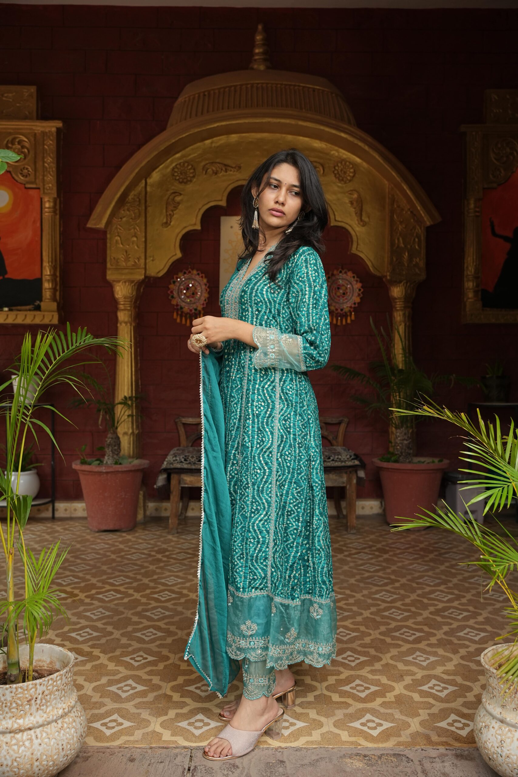 Ruhani ‑ Emerald Bandhej