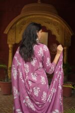 Meher ‑ Mauve Chikankari Grace