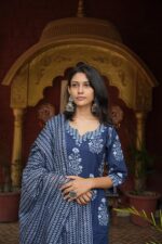 Padmini ‑ Indigo Grace Ensemble