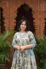 Plus ‑ Blue Blossom Anarkali