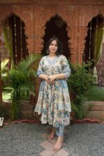 Plus ‑ Blue Blossom Anarkali