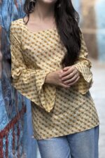 Golden Dune Corset Kurti