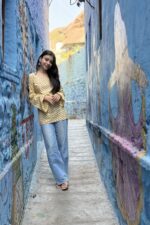 Golden Dune Corset Kurti