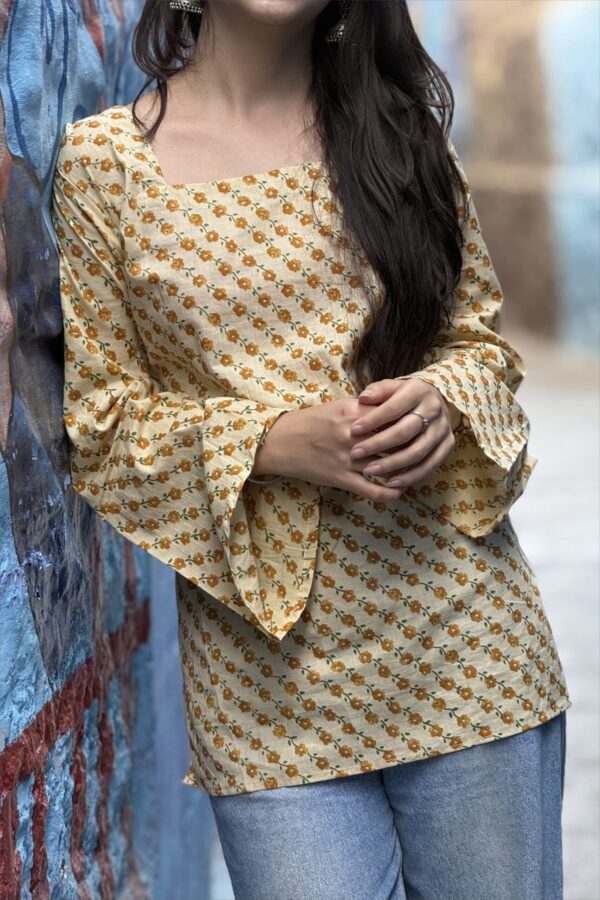 Golden Dune Corset Kurti