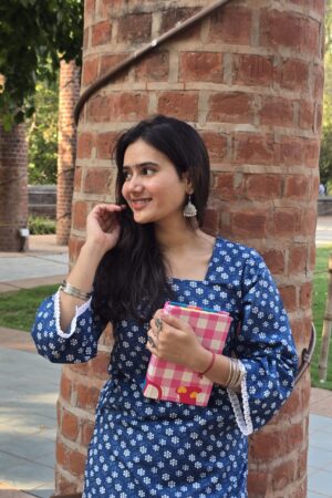 Indigo Charm Corset Kurti