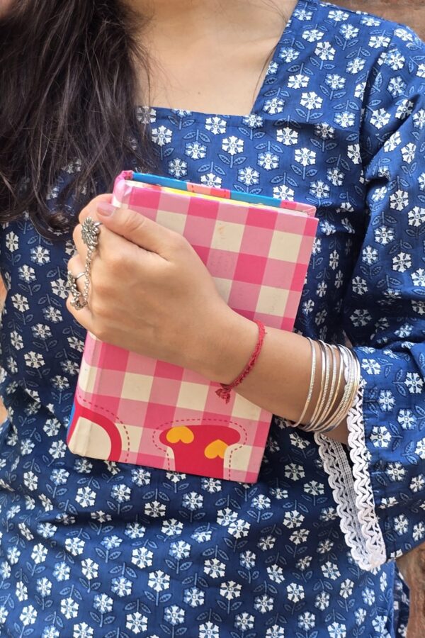 Indigo Charm Corset Kurti