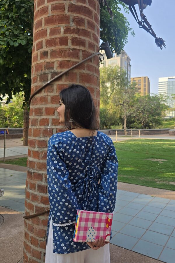 Indigo Charm Corset Kurti
