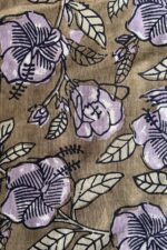 Mocha Bloom Cotton Kurti