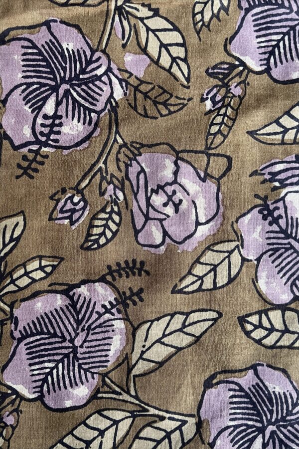 Mocha Bloom Cotton Kurti