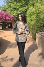 Mocha Muse Corset Kurti