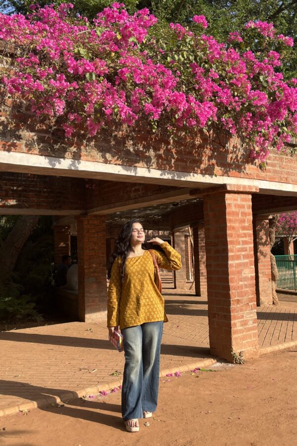 Mustard Glow Corset Kurti