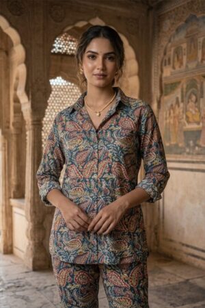 All - Over Paisley Print
