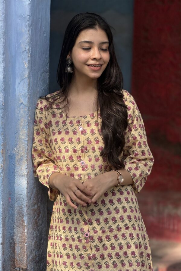Rosewood Buti Cotton Kurti