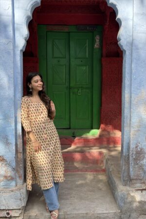 Rosewood Buti Cotton Kurti-3