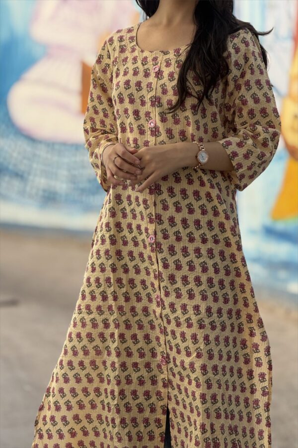 Rosewood Buti Cotton Kurti