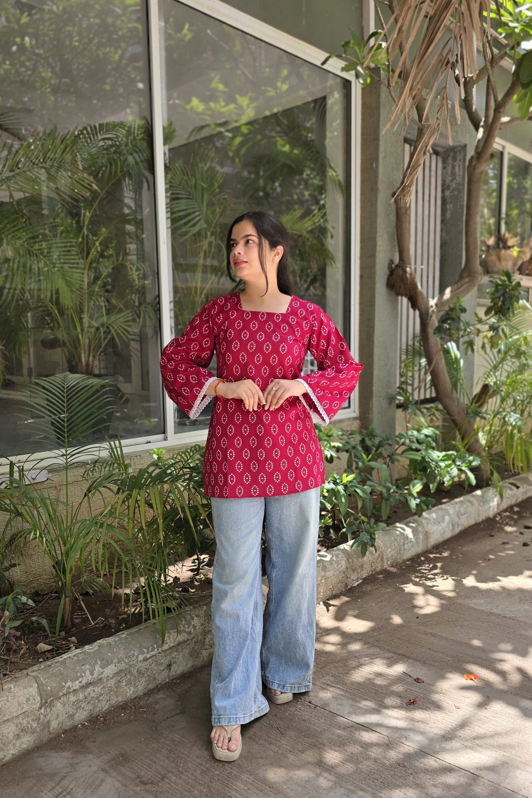 Ruby Bloom Corset Kurti