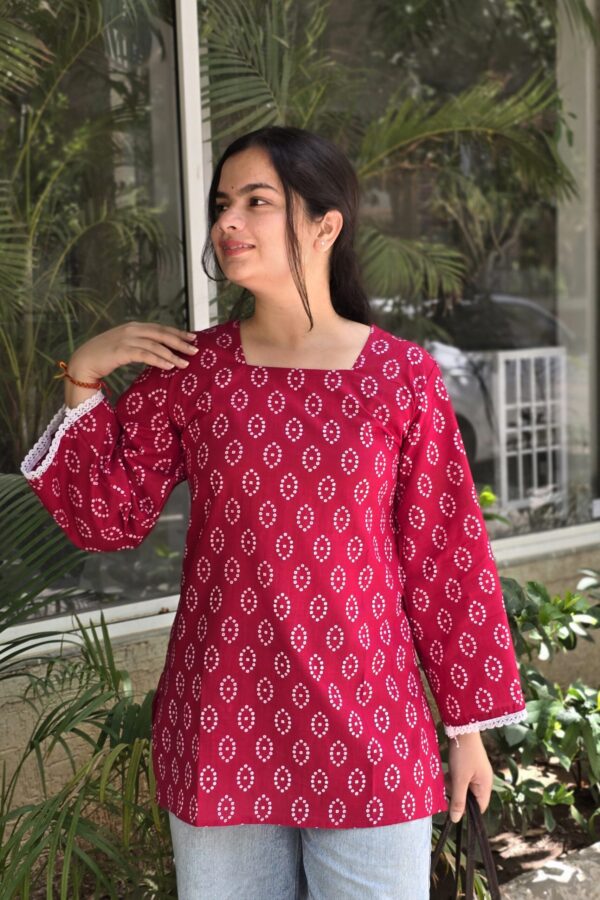 Ruby Bloom Corset Kurti