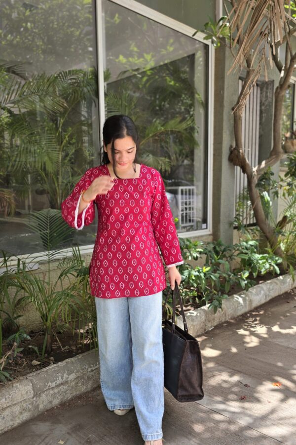 Ruby Bloom Corset Kurti