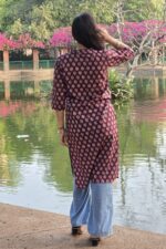 Winewood Buti Cotton Kurti